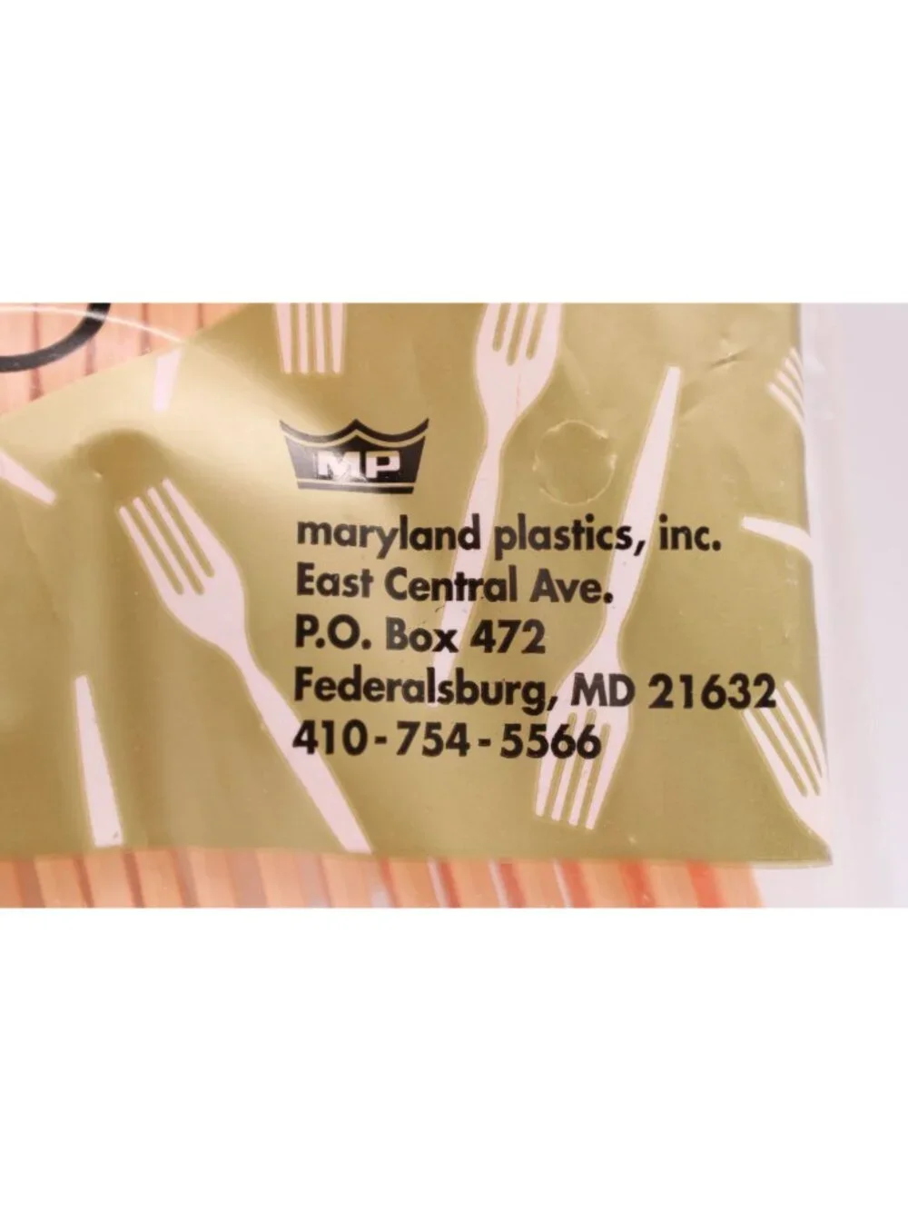 NEW 2pk Full-Size Plastic Forks Peach 24 Count Per Pack (48) Sovereign Deluxe